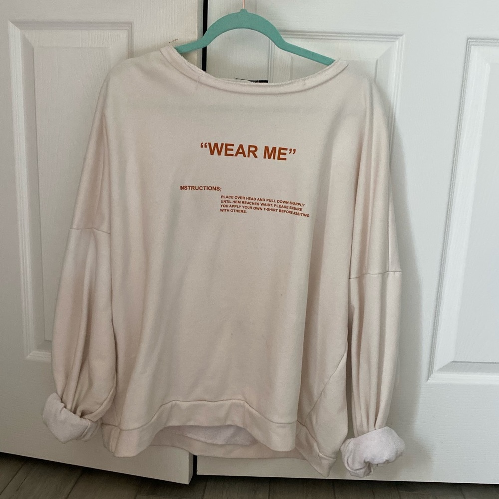 Oversized crewneck